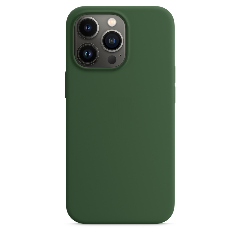 Силиконовый чехол Naturally Silicone Case with MagSafe Clover для iPhone 13 Pro