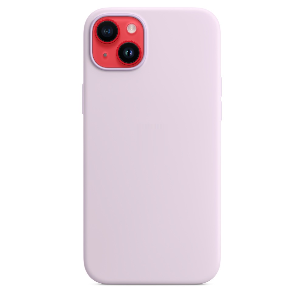 Силиконовый чехол Naturally Silicone Case with MagSafe Lilac для iPhone 14 Plus