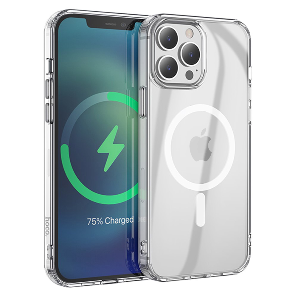 Чехол прозрачный Hoco Clear Case Magsafe для iPhone 13 Pro Max