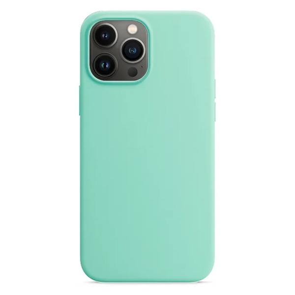 Силиконовый чехол Naturally Silicone Case Mint для iPhone 13 Pro