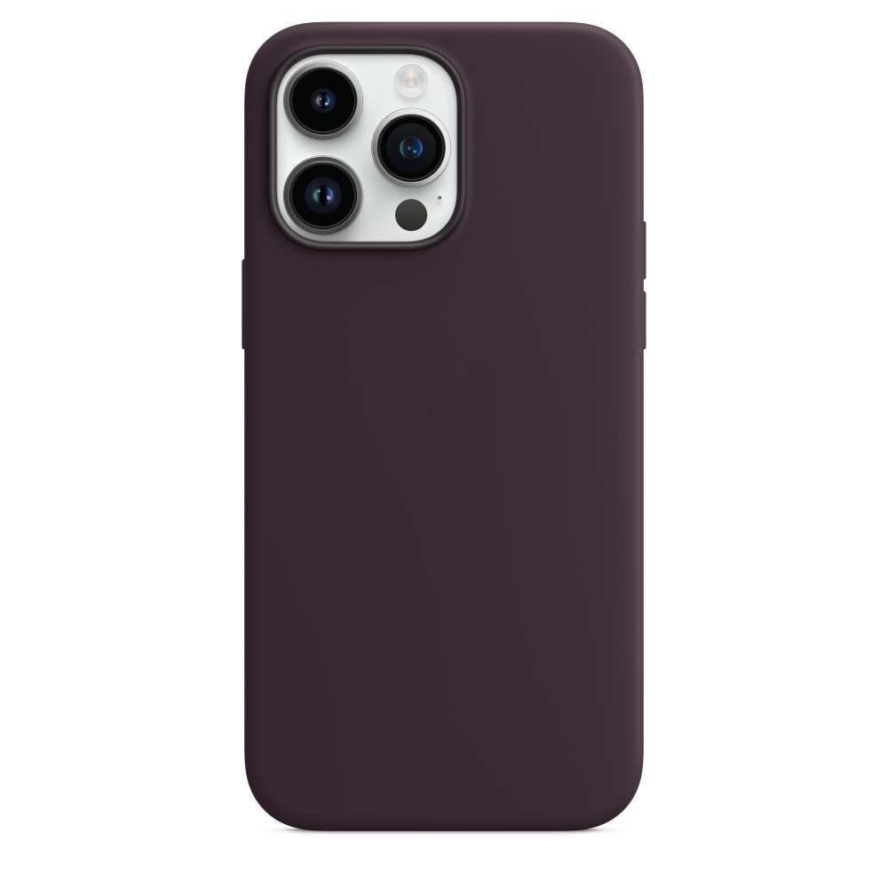 Силиконовый чехол Naturally Silicone Case with MagSafe Elderberry для iPhone 14 Pro Max