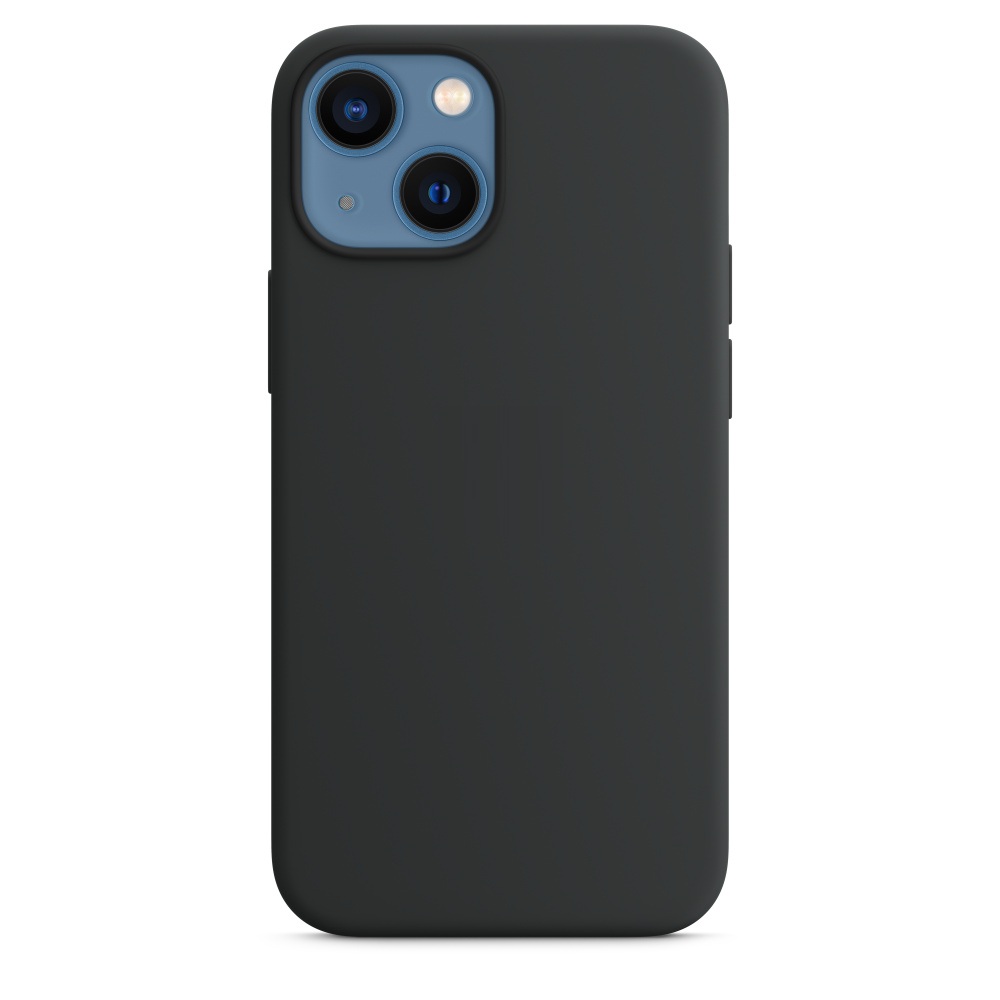 Силиконовый чехол Naturally Silicone Case with MagSafe Midnight для iPhone 13 mini