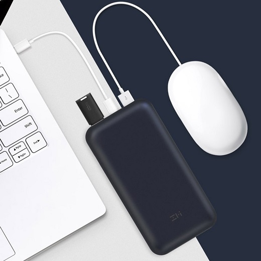 Аккумулятор внешний универсальный ZMI QB820 (20000 mAh) Black