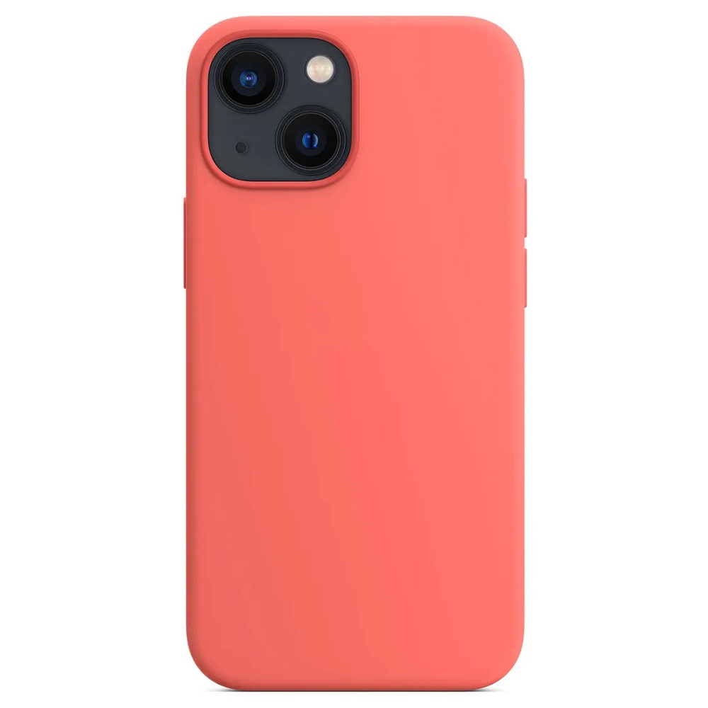 Силиконовый чехол Naturally Silicone Case Orange для iPhone 13