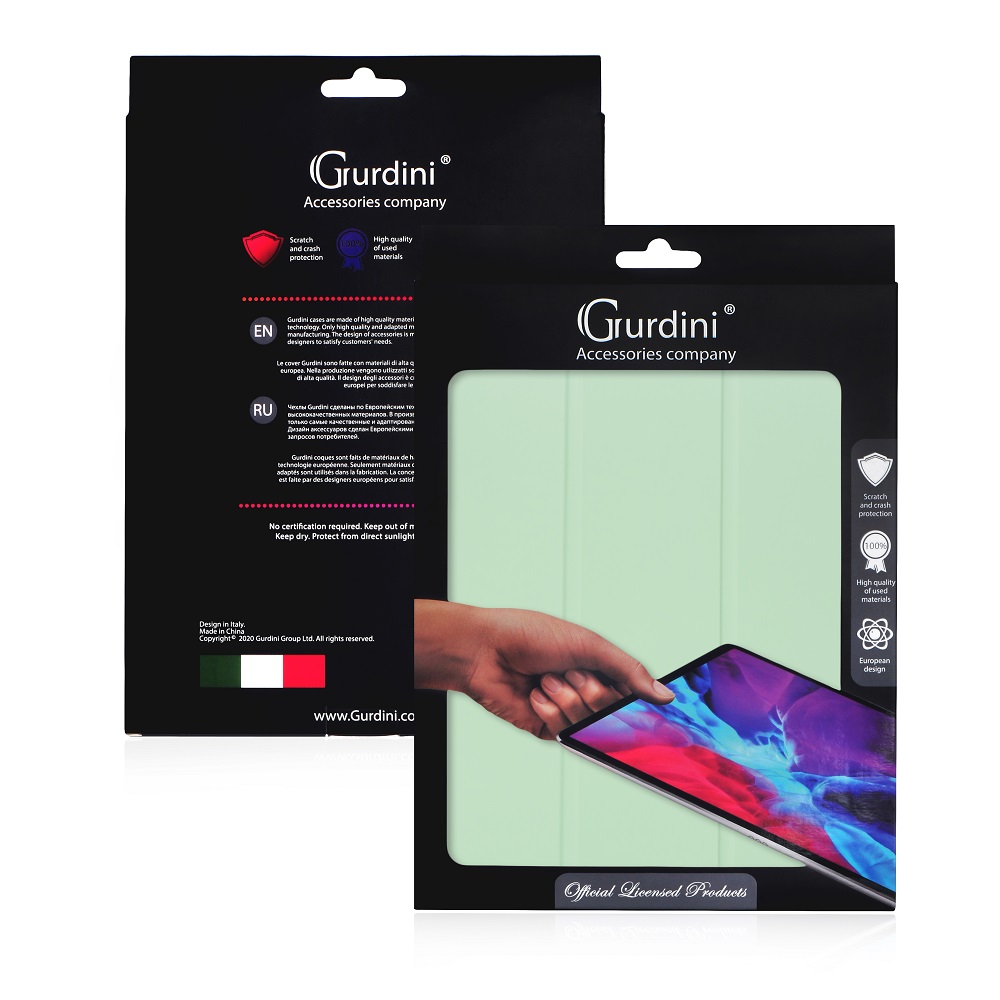 Чехол-книжка Gurdini Milano Series (pen slot) для iPad 10.9 (2022) Green