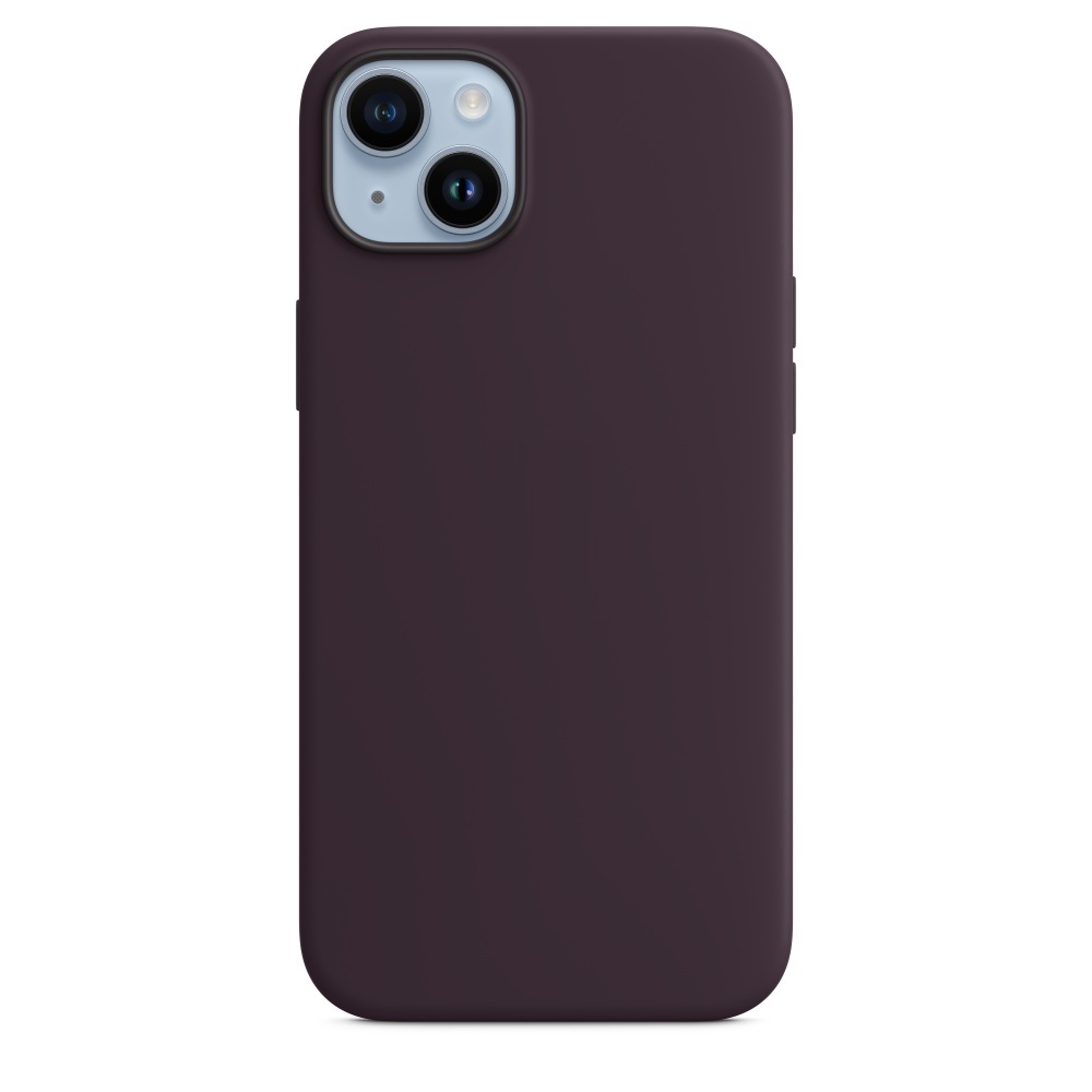 Силиконовый чехол Naturally Silicone Case with MagSafe Elderberry для iPhone 14 Plus