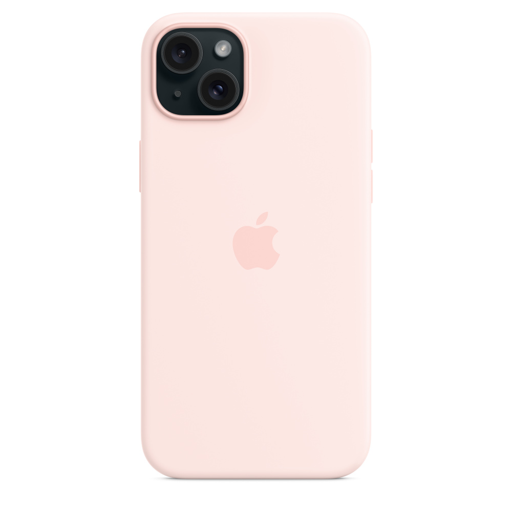 Силиконовый чехол Apple iPhone 15 Plus Silicone Case with MagSafe - Light Pink (MT143ZM/A) для iPhone 15 Plus