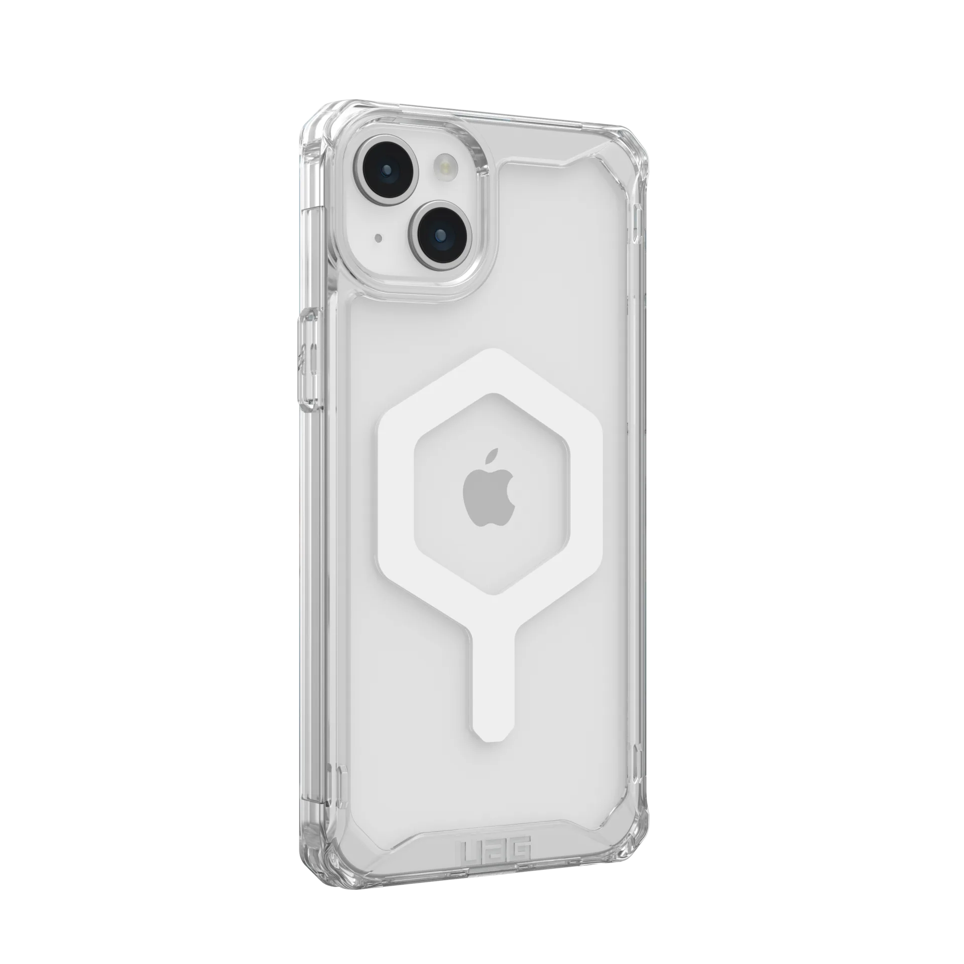 Противоударный защитный чехол UAG Plyo MagSafe для iPhone 15 Plus (6.7) Ice/White