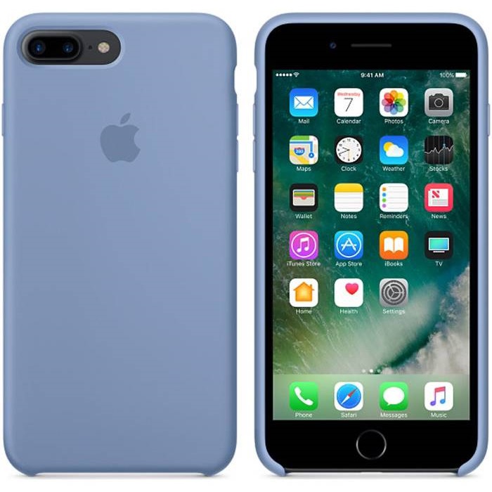 Силиконовый чехол Apple iPhone 7 Plus Silicone Azure (MQ0M2ZM/A) для iPhone 7 Plus/iPhone 8 Plus