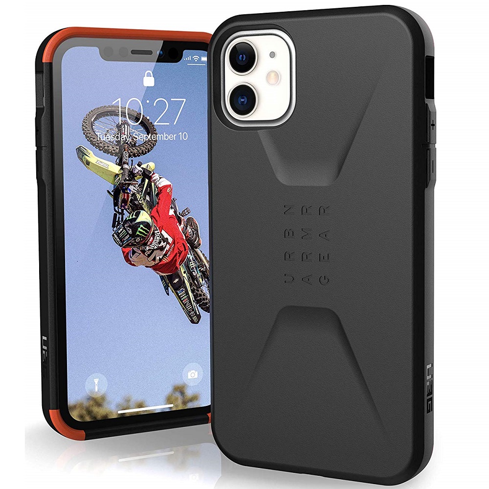 Противоударный защитный чехол UAG Civilian Black для iPhone 11