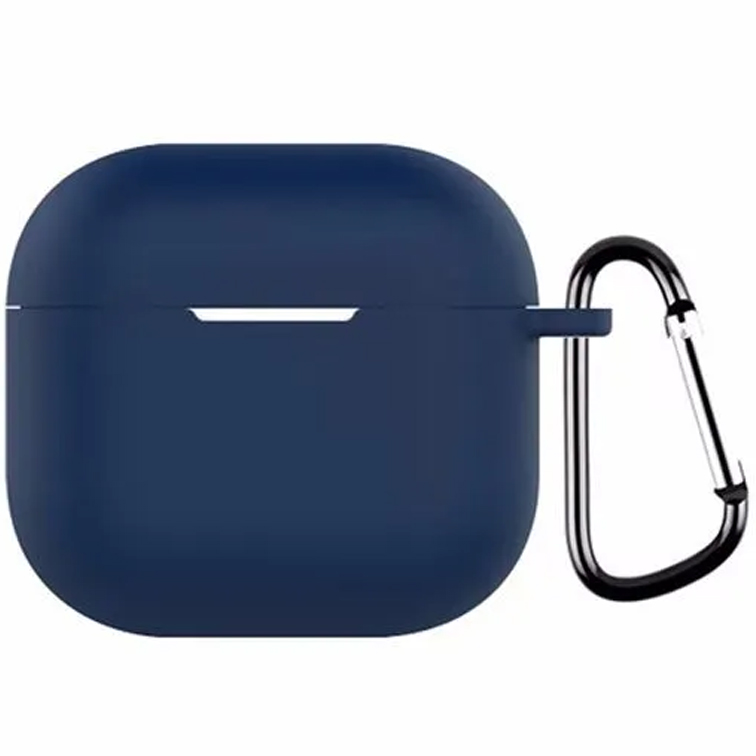 Силиконовый чехол Naturally Dark Blue для AirPods 4