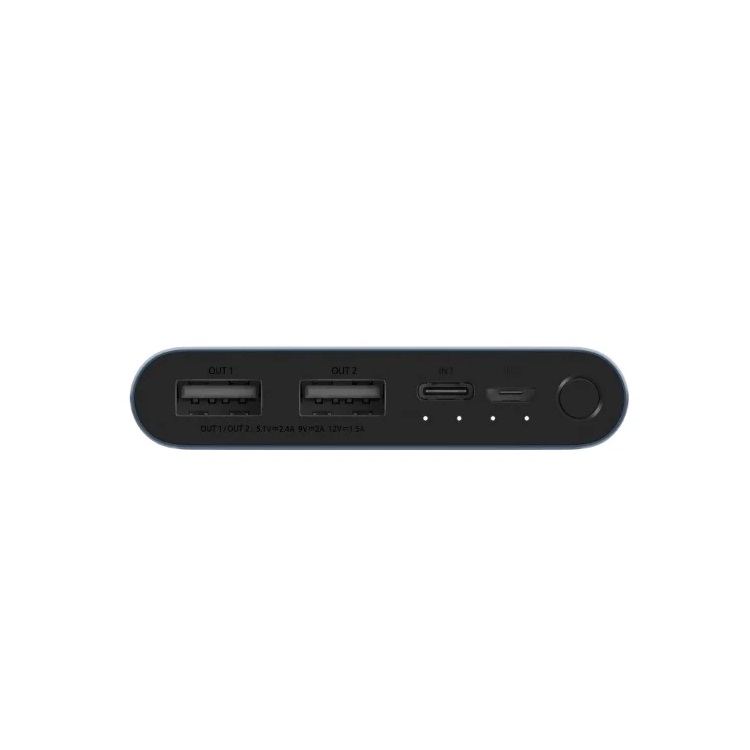 Аккумулятор внешний универсальный Xiaomi Mi 18W Fast Charge Power Bank 3 (10000 mAh) Black