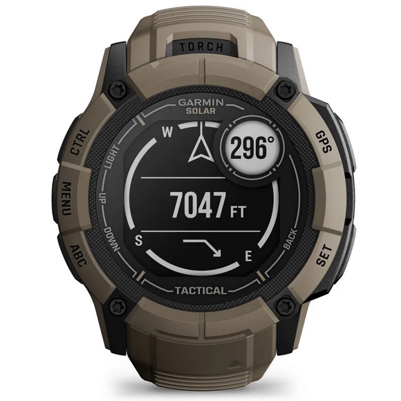 Умные часы Garmin Instinct 2X Solar - Tactical Edition, Coyote Tan (010-02805-02)