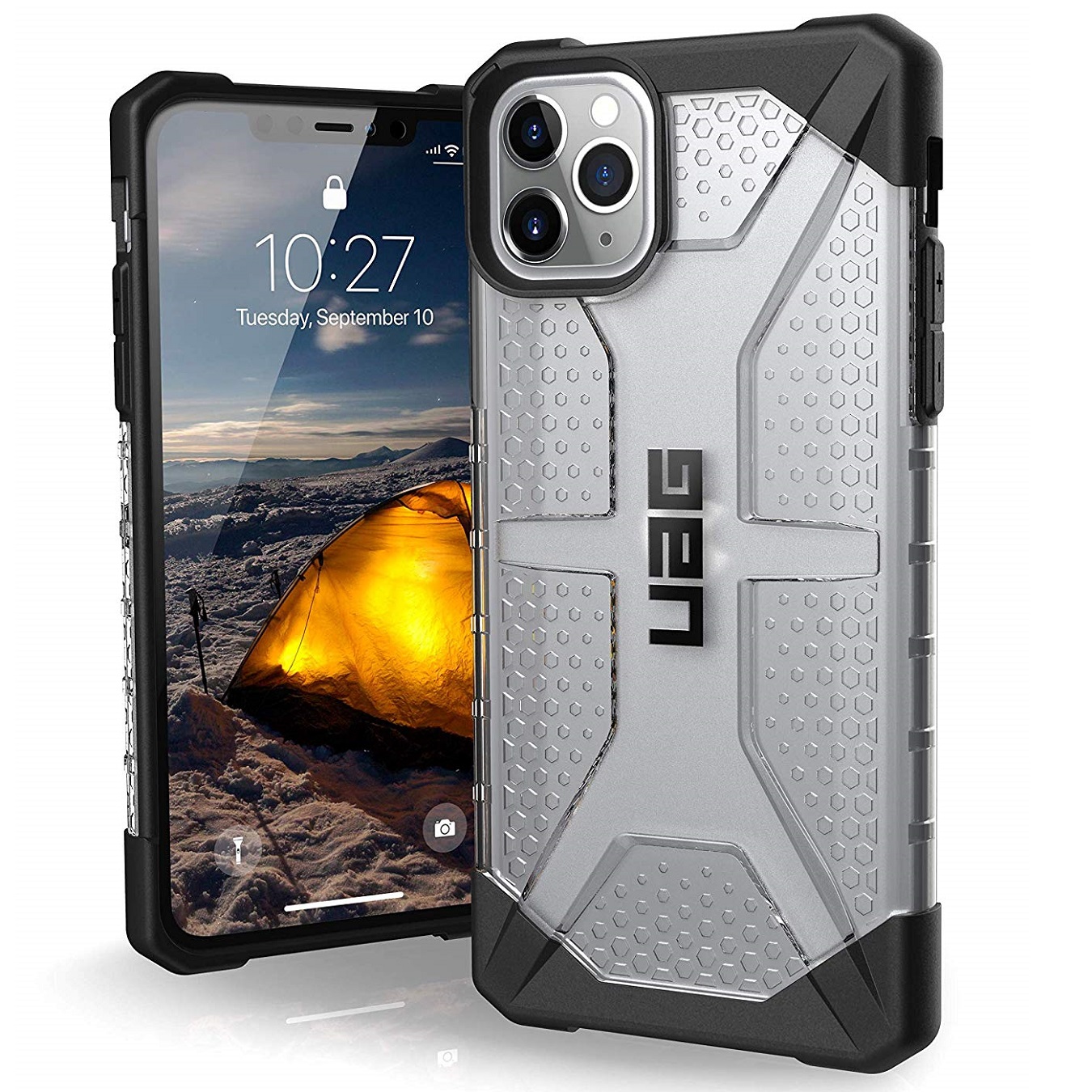 Противоударный защитный чехол UAG Plasma Ice для iPhone 11 Pro Max