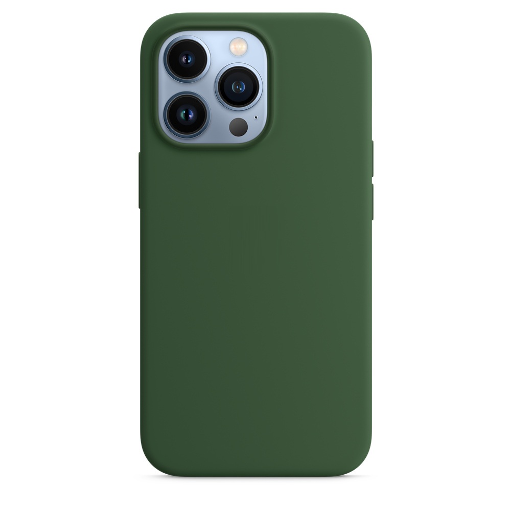 Силиконовый чехол Naturally Silicone Case with MagSafe Clover для iPhone 13 Pro