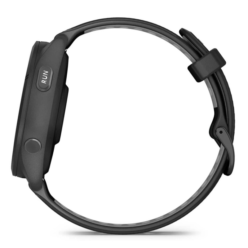 Умные часы Garmin Forerunner 265 Black Bezel and Case with Black/Powder Gray Silicone Band (010-02810-10)