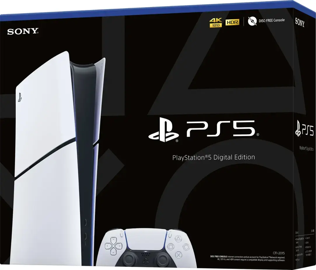 Игровая приставка Sony PlayStation 5 Slim Digital Edition 1TB (без привода Blu-Ray)