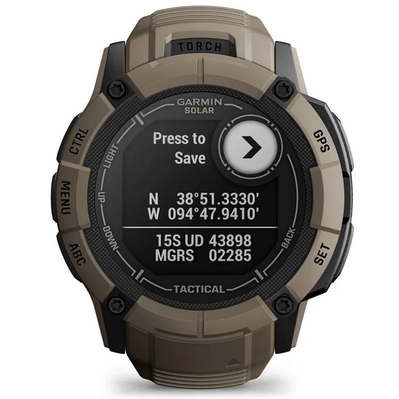 Умные часы Garmin Instinct 2X Solar - Tactical Edition, Coyote Tan (010-02805-02)