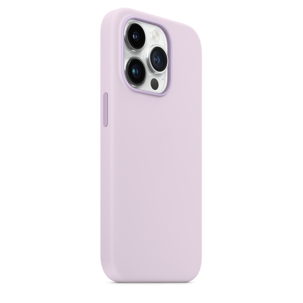 Силиконовый чехол Naturally Silicone Case with MagSafe Lilac для iPhone 14 Pro