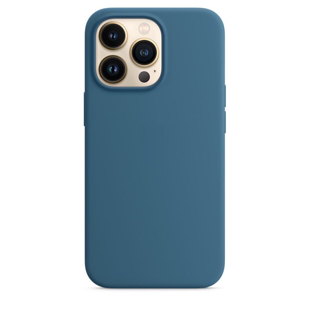 Силиконовый чехол Naturally Silicone Case with MagSafe Blue Jay для iPhone 13 Pro