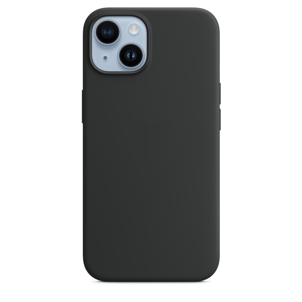 Силиконовый чехол Naturally Silicone Case with MagSafe Midnight для iPhone 14