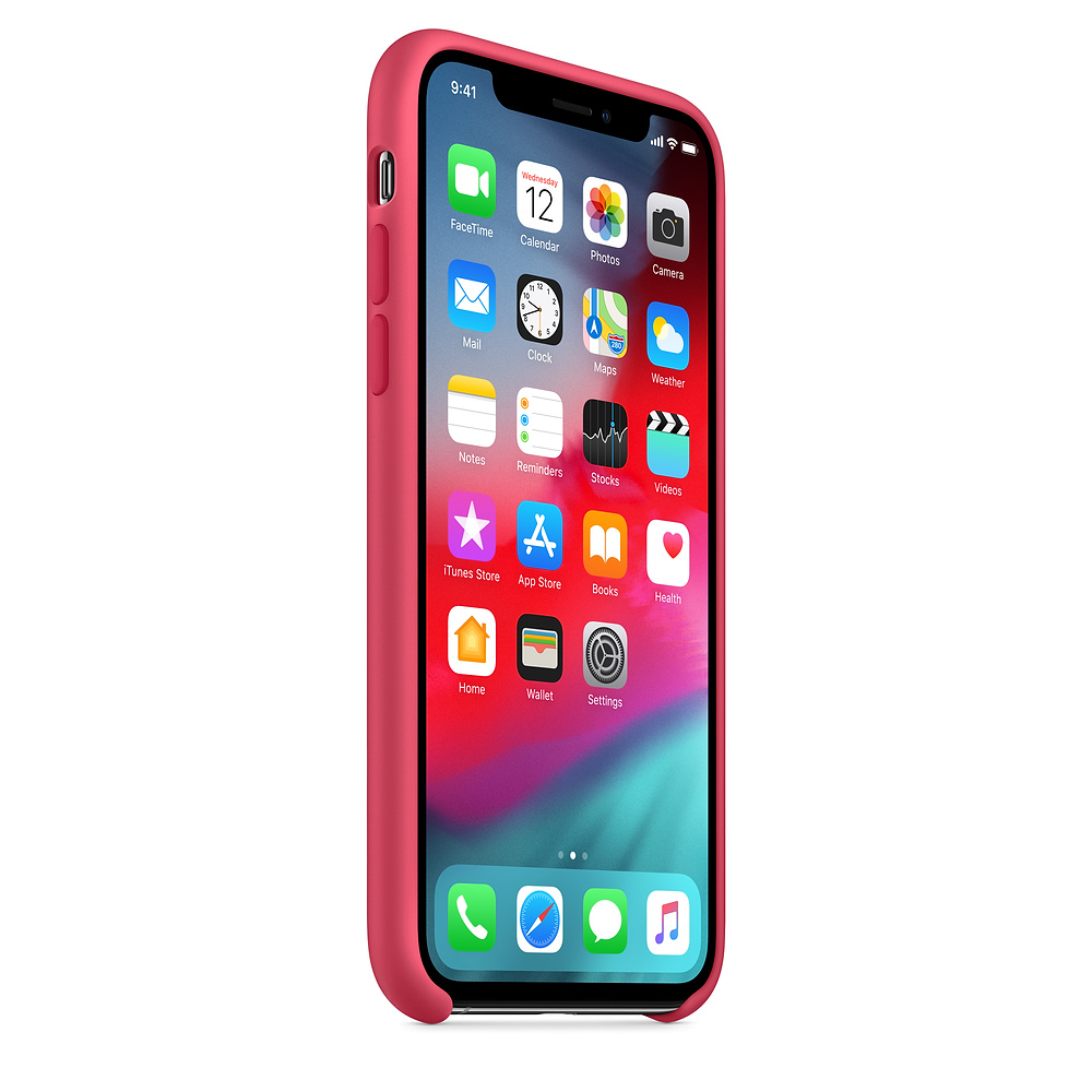 Силиконовый чехол Apple iPhone XS Silicone Case - Hibiscus (MUJT2ZM/A) для iPhone XS