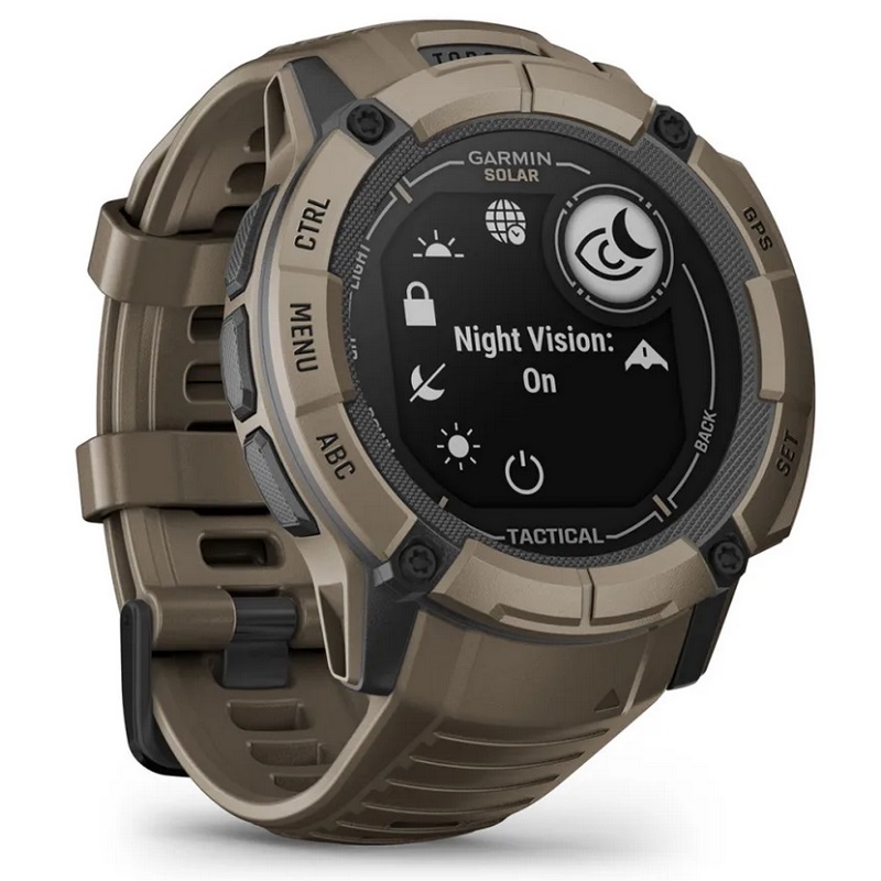 Умные часы Garmin Instinct 2X Solar - Tactical Edition, Coyote Tan (010-02805-02)