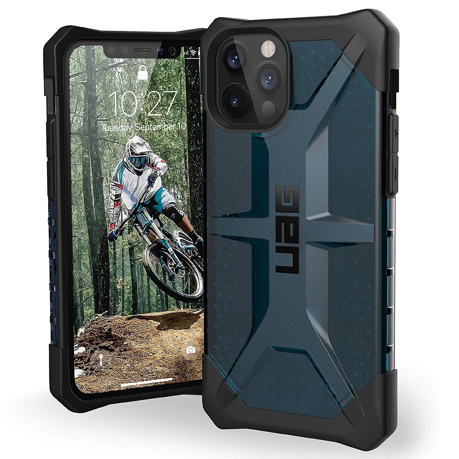 Противоударный защитный чехол UAG Plasma Mallard для iPhone 12/12 Pro