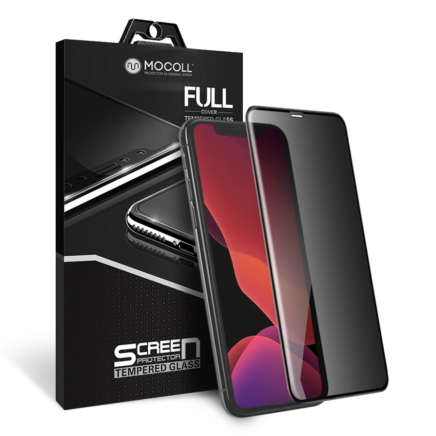 Защитное стекло MOCOll Black Diamond 2.5D Full Cover Black (Приватное) для iPhone XS Max/11 Pro Max