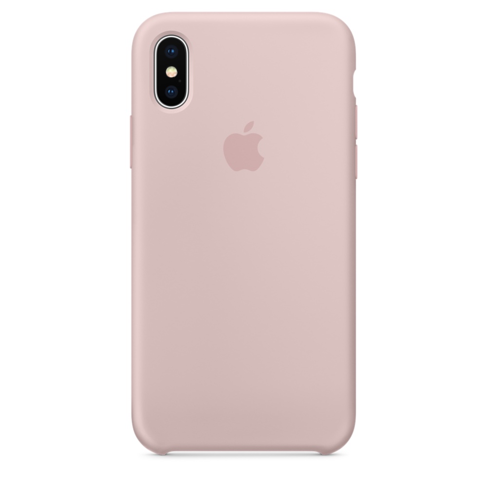 Силиконовый чехол Apple iPhone X Silicone Case - Pink Sand (MQT62ZM/A) для iPhone X