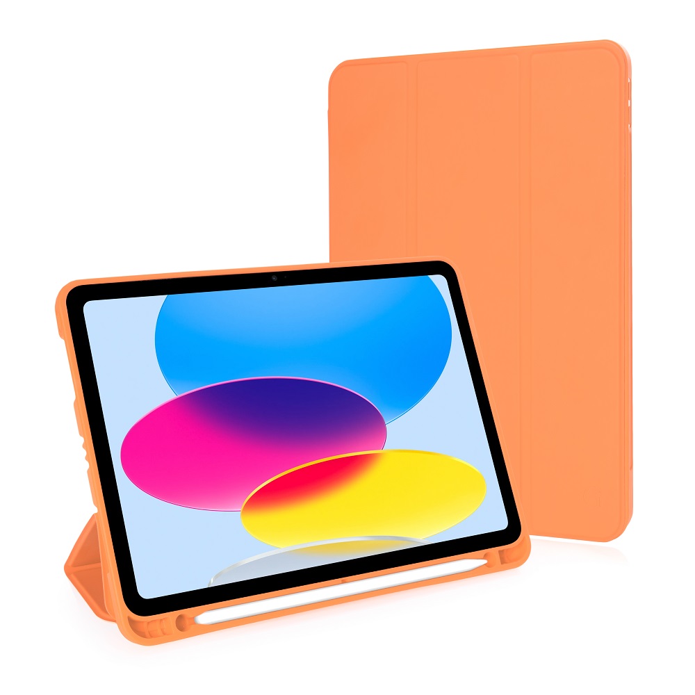 Чехол-книжка Gurdini Milano Series (pen slot) для iPad 10.9 (2022) Orange