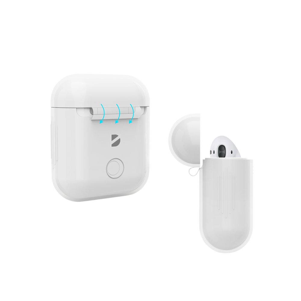 Силиконовый чехол Deppa Blue для AirPods (47004)