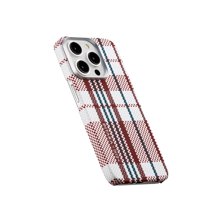 Чехол Pitaka MagEZ Case 5 для iPhone 15 Pro (6.1) Red/White and blue lines