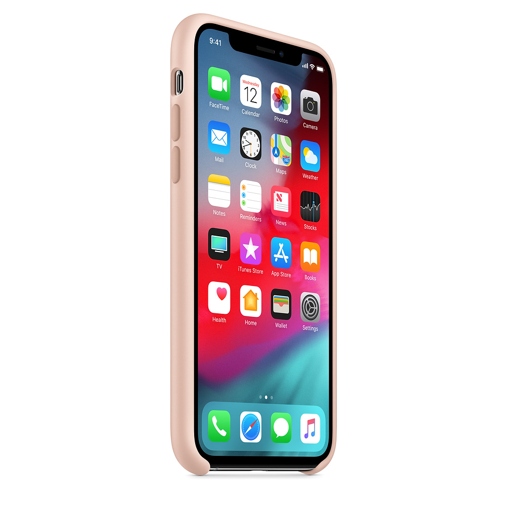 Силиконовый чехол Apple iPhone XS Silicone Case - Pink Sand (MTF82ZM/A) для iPhone XS