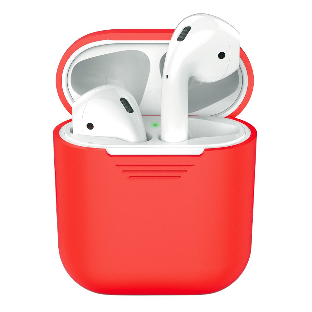 Силиконовый чехол Deppa Red для AirPods (47003)