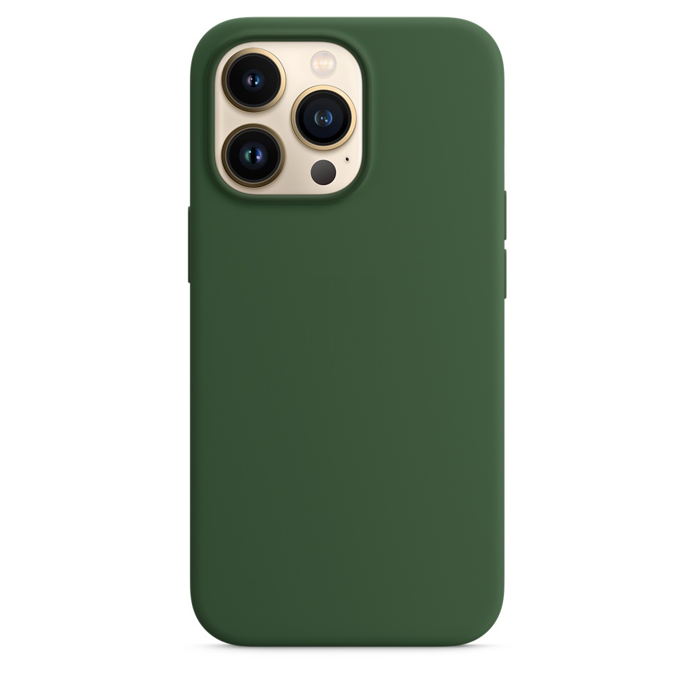 Силиконовый чехол Naturally Silicone Case with MagSafe Clover для iPhone 13 Pro