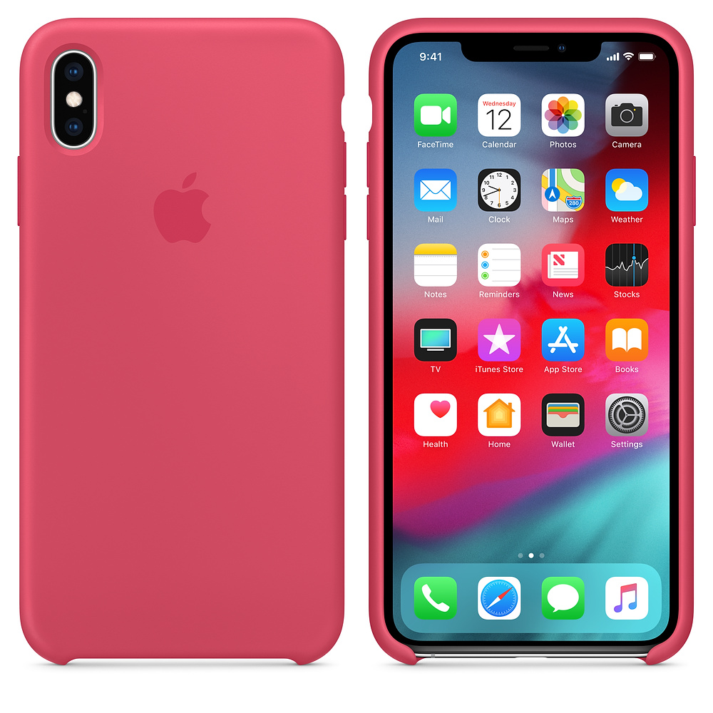 Силиконовый чехол Apple iPhone XS Max Silicone Case - Hibiscus (MUJP2ZM/A) для iPhone XS Max