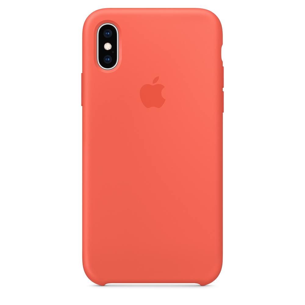 Силиконовый чехол Apple iPhone XS Silicone Case - Nectarine (MTFA2ZM/A) для iPhone XS