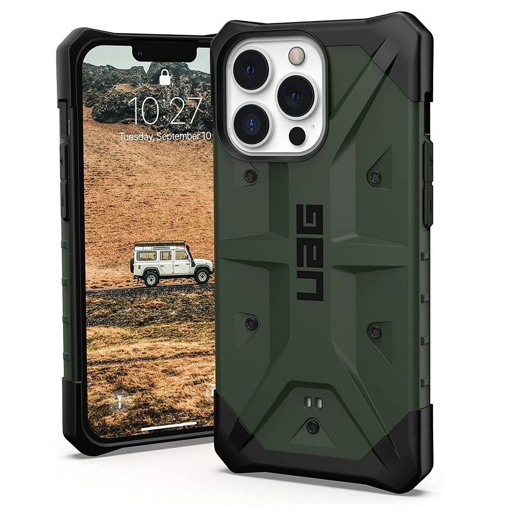 Противоударный защитный чехол UAG Pathfinder Olive для iPhone 13 Pro