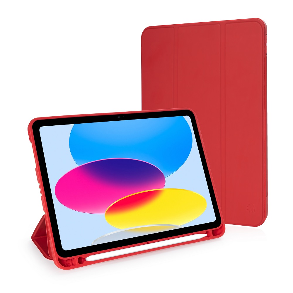 Чехол-книжка Gurdini Milano Series (pen slot) для iPad 10.9 (2022) Red