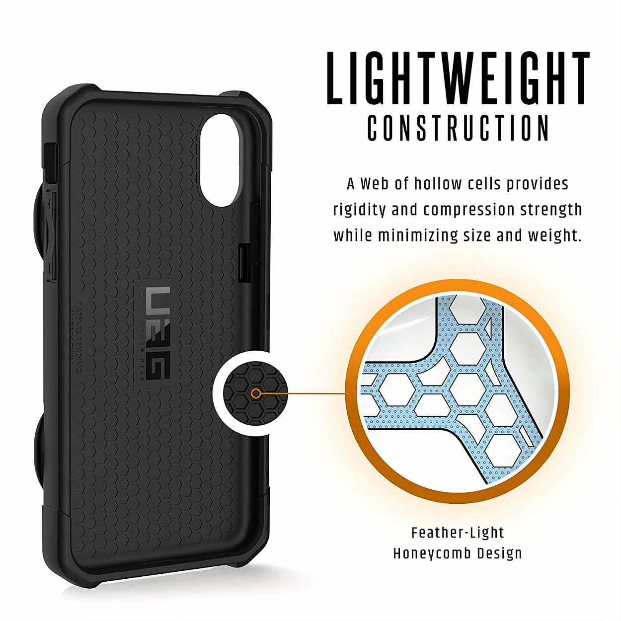 Противоударный защитный чехол UAG Trooper Black для iPhone X/XS