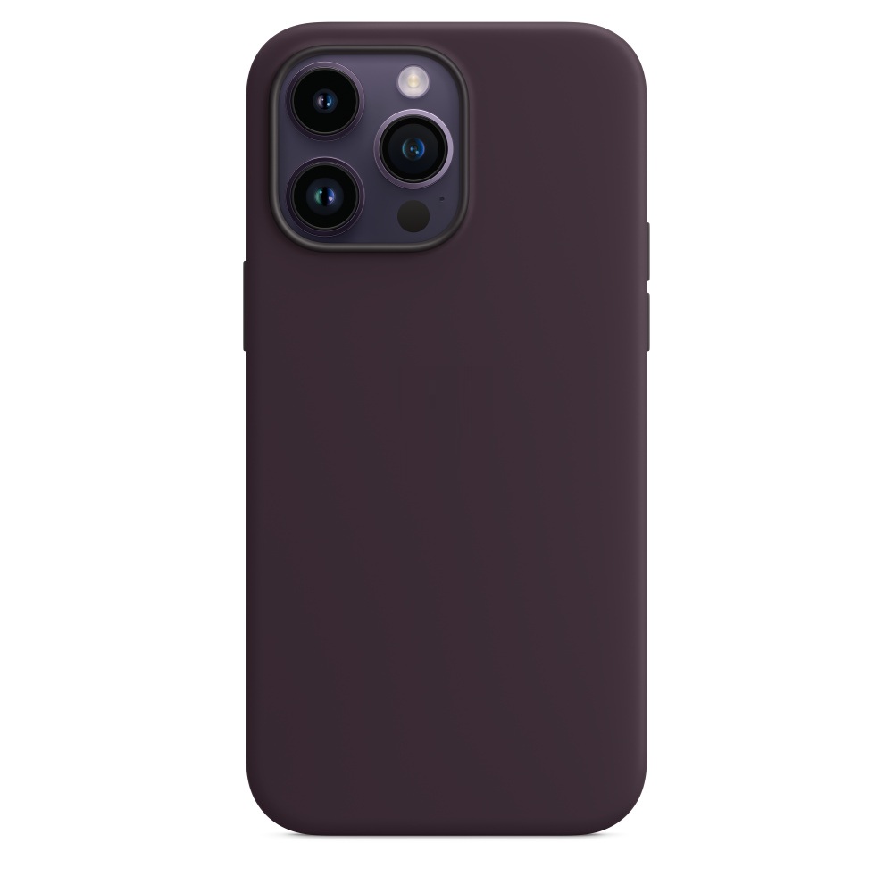 Силиконовый чехол Naturally Silicone Case with MagSafe Elderberry для iPhone 14 Pro Max