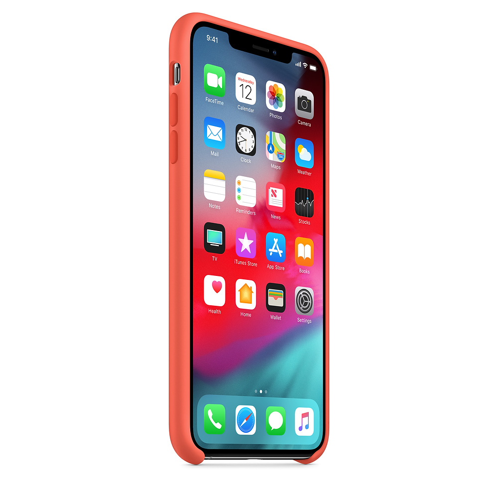 Силиконовый чехол Apple iPhone XS Max Silicone Case - Nectarine (MTFF2ZM/A) для iPhone XS Max