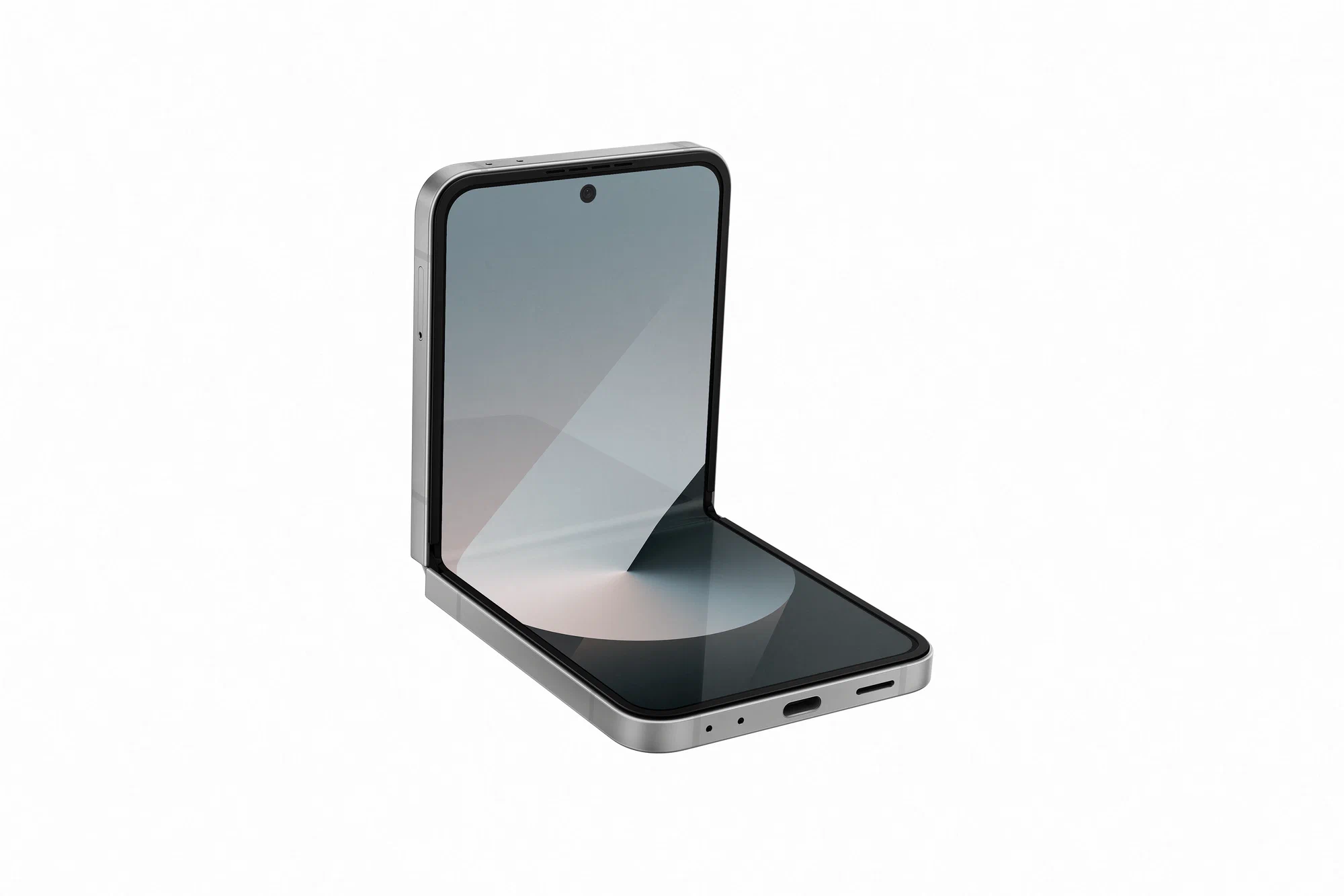 Смартфон Samsung Galaxy Z Flip6 12/512 ГБ, Dual: nano SIM + eSIM, Silver Shadow