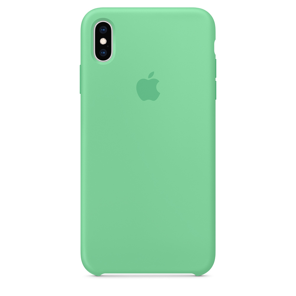 Силиконовый чехол Apple iPhone XS Max Silicone Case - Spearmint (MVF82ZM/A) для iPhone XS Max