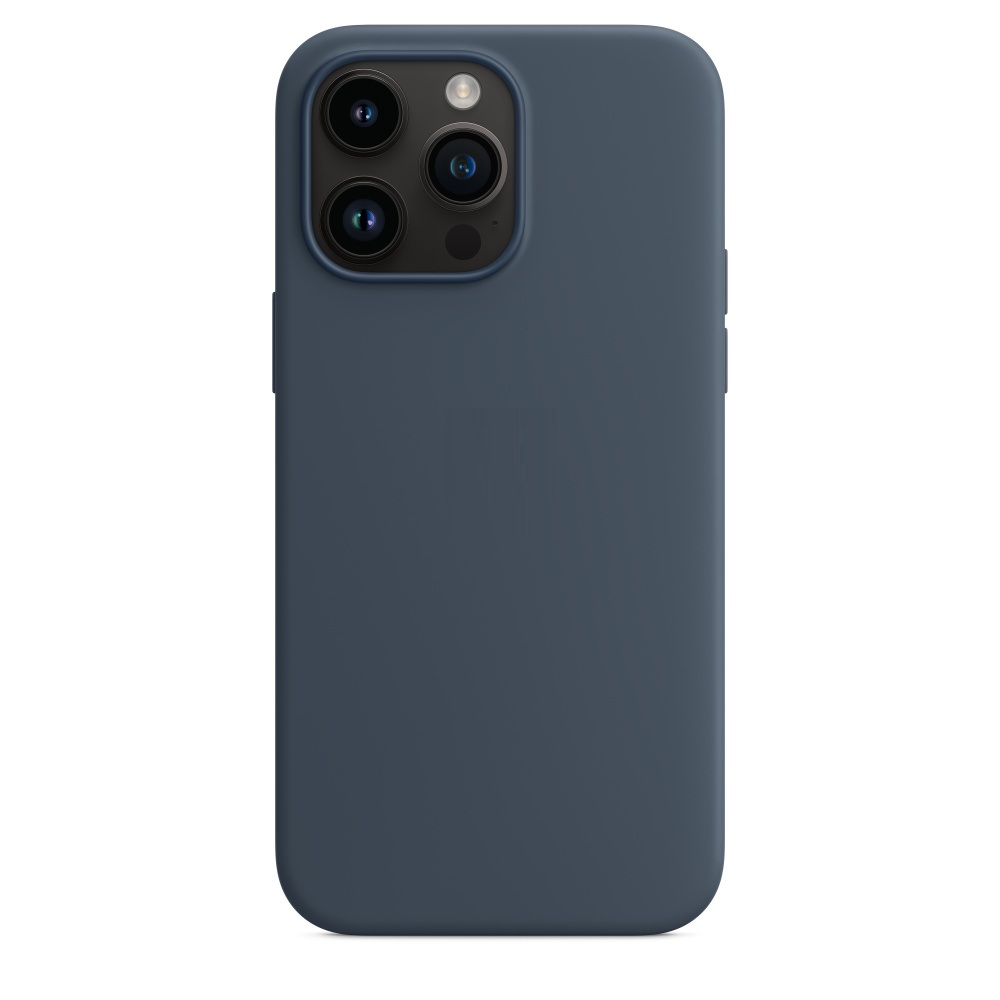 Силиконовый чехол Naturally Silicone Case with MagSafe Storm Blue для iPhone 14 Pro Max