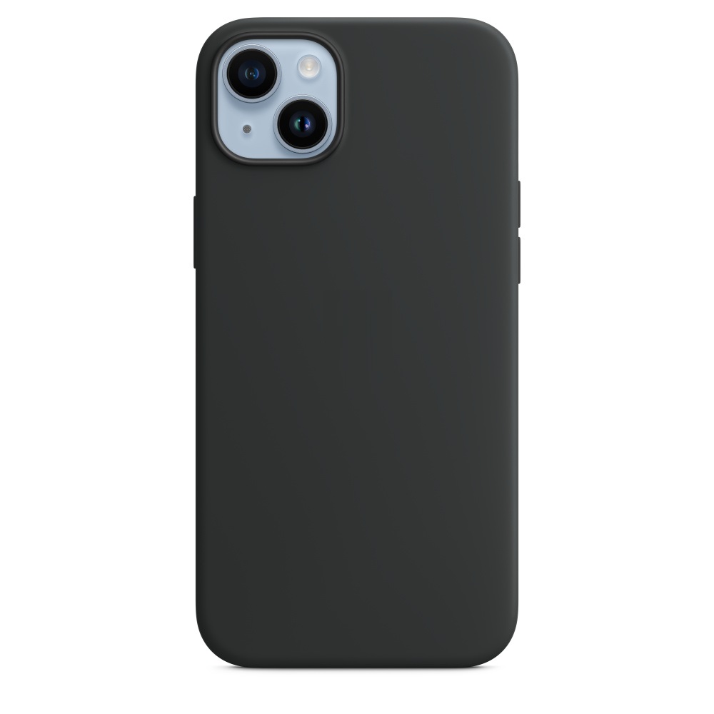 Силиконовый чехол Naturally Silicone Case with MagSafe Midnight для iPhone 14 Plus