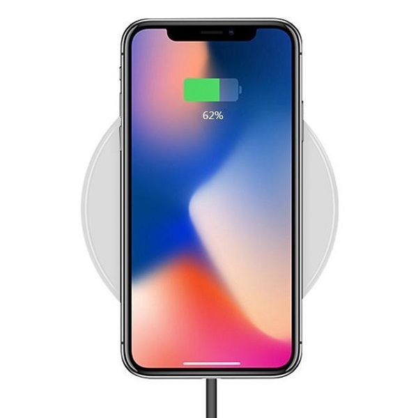 Беспроводное зарядное устройство Hoco CW6 Easy Wireless Charger White