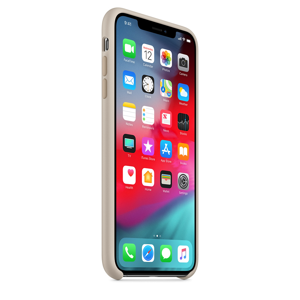 Силиконовый чехол Apple iPhone XS Max Silicone Case - Stone (MRWJ2ZM/A) для iPhone XS Max