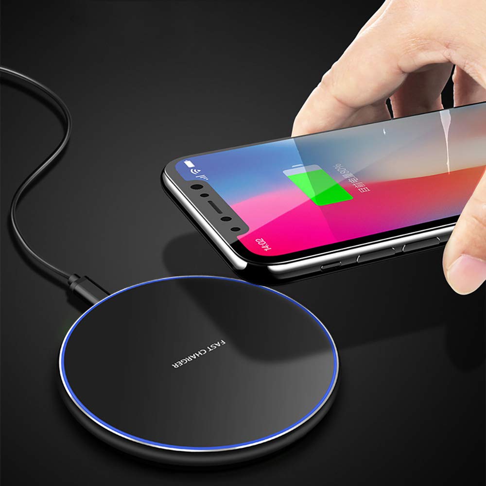 Беспроводное зарядное устройство FDGAO (10W) Qi Wireless Charger Black